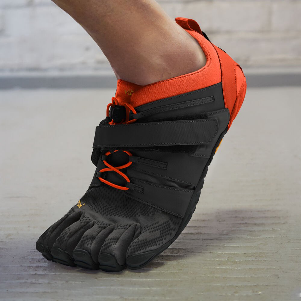 Vibram FiveFingers Herre Vandrestøvler Sort/Orange - V-Train 2.0 - 0652SUNXD